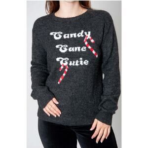 NWT H&M L.O.G.G. Candy Cane Cutie Holiday Sweater Size Medium